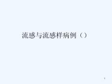 流感与流感样病例课件
