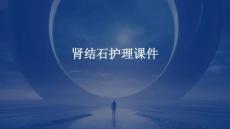 肾结石护理课件