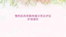 慢性肌肉骨骼疼痛分类及评估护理课件