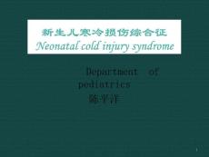 新生儿疾病寒冷损伤综合征ppt课件