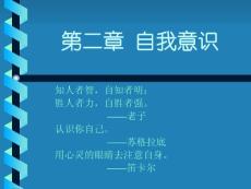 【最新】大学生心理健康教育自我意识ppt模版课件