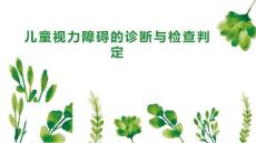 儿童视力障碍的诊断与检查判定