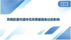 耳聋胶囊对遗传性耳聋基因表达的影响