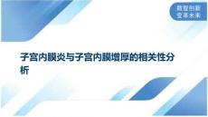 子宫内膜炎与子宫内膜增厚的相关性分析