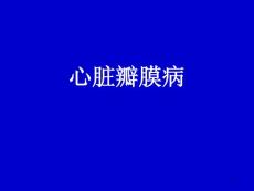 心脏瓣膜病课件