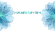 小儿硬脑膜外血肿干预护理