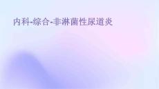 内科-综合-非淋菌性尿道炎