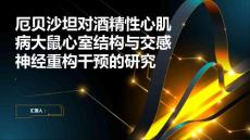 厄贝沙坦对酒精性心肌病大鼠心室结构与交感神经重构干预的研究