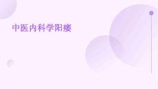 中医内科学阳痿PPT