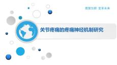关节疼痛的疼痛神经机制研究