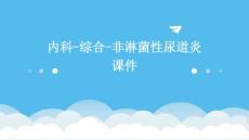 内科-综合-非淋菌性尿道炎课件