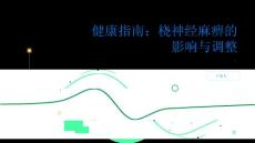 健康指南桡神经麻痹对生活有哪些影响如何调整PPT
