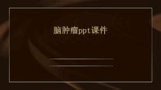 脑肿瘤ppt课件
