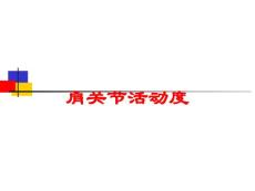 肩关节活动度培训课件