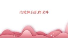 线粒体脑肌病课件