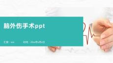 脑外伤手术ppt