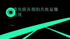 圆锥角膜各期的共焦显微镜表现