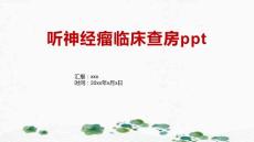 听神经瘤临床查房ppt