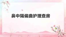 护理查房_鼻中隔偏曲