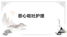 恶心呕吐护理