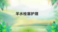 羊水栓塞护理