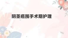阴茎癌围手术期护理1