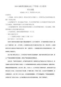 2024届陕西省榆林市高三下学期4月大联考语文试题（解析版）