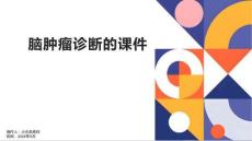 脑肿瘤诊断的课件