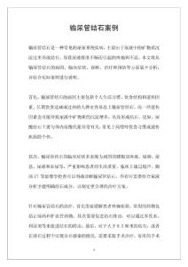 输尿管结石案例