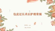 包皮过长术后护理常规ppt