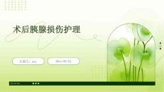 术后胰腺损伤护理ppt