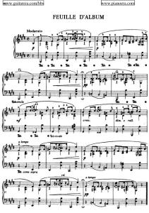 肖邦 《紀念冊的一頁》遺作Chopin - Album Leaf Op[1].posth