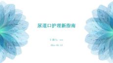 尿道口护理新指南ppt