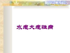 水疱大疱性病培训课件