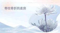 脊柱骨折的查房