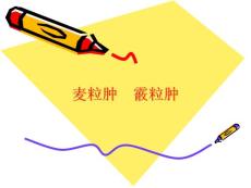 麦粒肿和霰粒肿 ppt课件