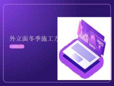 外立面提升冬季施工方案(参考模板)