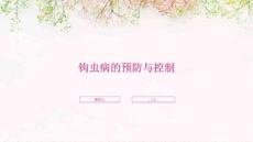 钩虫病的预防与控制
