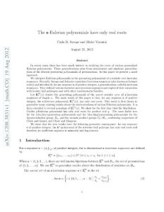 The s-Eulerian polynomials have only real roots