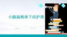 小脑扁桃体下疝护理ppt