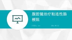 腹腔镜治疗粘连性肠梗阻ppt