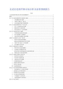 玄武巖連續(xù)纖維市場分析及前景預測報告