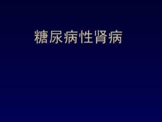 糖尿病性肾病