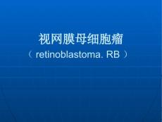 视网膜母细胞瘤课件【17页】