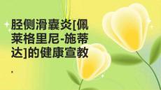 胫侧滑囊炎