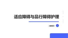 适应障碍与品行障碍护理