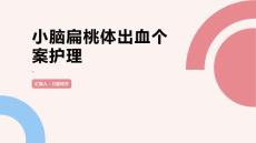 小脑扁桃体出血个案护理