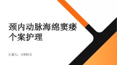颈内动脉海绵窦瘘个案护理