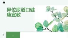 异位尿道口健康宣教