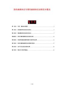 急性扁桃体炎与慢性扁桃体炎诊断区分要点